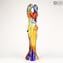 Lovers Sculpture - OneLove - Blue orange red yellow decoration Big size