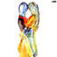 Sculpture Lovers - OneLove - Décoration bleu orange rouge jaune Grande taille