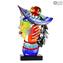 Frau Bovary Skulptur Kopf - Picasso Tribut - Original Murano Glas OMG