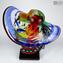 Frau Bovary Skulptur Kopf - Picasso Tribut - Original Murano Glas OMG