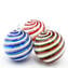 Bola de Natal - Spiral Fantasy Blue - Murano Glass Xmas