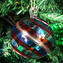 كرة الكريسماس - الخيال اللولبي - زجاج مورانو الكلاسيكي لعيد الميلاد