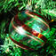 Boule de Noël - Spiral Fantasy - Vert - Noël en verre de Murano