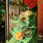 Christmas Ball - Spiral Fantasy - Green - Murano Glass Xmas