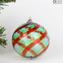 Boule de Noël - Spiral Fantasy - Vert - Noël en verre de Murano