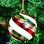 Weihnachtskugel - Spiral Fantasy - Classic Xmas - Murano Glass Xmas