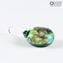 Pendientes sumergidos - Verde - Cristal de Murano original OMG