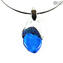 Colgante Azul - Collar Malteado - Cristal de Murano Original OMG