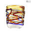 Harlequin Vase - Short Vase - Original Murano Glass