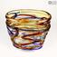 Vase Arlecchino - Vaso Corto - Original Murano Glass