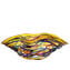 Harlequin Sombrero - Vaso Curvy Short - Vidro Murano Original