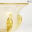 Schüssel Herzstück - Gold Collection - Original Murano Glas