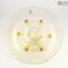 Bowl Centerpiece - Gold Collection - Original Murano Glass
