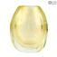 مزهرية كلاسيكية - المجموعة الذهبية - زجاج مورانو الأصلي OMG
