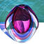 Florero Gota Púrpura Sommerso - Cristal de Murano Original OMGG