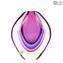花瓶 Drop Purple Sommerso - Original Murano Glass OMGG