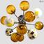 Celing lamp - Atmosphera - Amber - Original Murano Glass OMG 