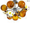 Celing lamp - Atmosphera - Amber - Original Murano Glass OMG 