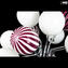 Lampe celing - Atmosphera - Rubis blanc - Verre de Murano original OMG