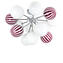 Celing lamp - Atmosphera - White ruby - Original Murano Glass OMG