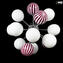 Celing lamp - Atmosphera - White ruby - Original Murano Glass OMG