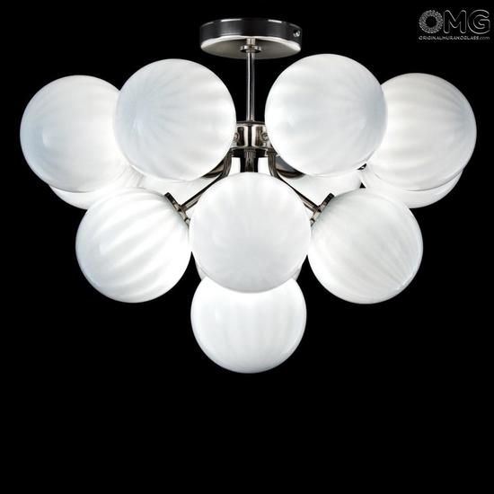Celing Lamp Atmosphera White Tonality Original Murano Glass - Murano 13 Glass Pendant Lamp Shade Celing Lamp Atmosphera White Tonality Original Murano Glass - Murano 13 Glass Pendant Lamp Shade