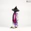 Verre de Murano Sommerso Violet Couple Chinois