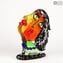 Frauenkopf - Picasso - Pop Art - Original Muranoglas