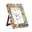 Table Alarm Clock White with mix Millefiori - Original Murano Glass watch