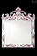 Corniola Red Engraved-Venetian Mirror