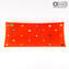 Rectangular Plate Fly - Empty pockets - Millefiori Red - Murano Glass