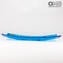 Retangular Plate Fly - Bolsos vazios - Millefiori Light Blue - Murano Glass