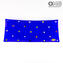 Rectangular Plate Fly - Empty pockets - Millefiori Blue - Murano Glass