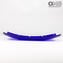 Rectangular Plate Fly - Empty pockets - Millefiori Blue - Murano Glass