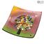 The Tree of Life - Plate Empty pocket - Original Murano Glass Millefiori 