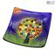 The Tree of Life - Plate Empty pocket - Original Murano Glass Millefiori 