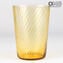 Drinking Glass High Tumbler Set - Twisted