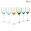 Drinking Glass Still Wine Set - Original Murano Glass OMG