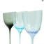 Trinkglas Stillwein Set - Original Murano Glas OMG