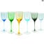 Trinkglas Stillwein Set - Original Murano Glas OMG