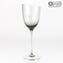 Juego de copas de vino sin gas - Cristal de Murano original OMG