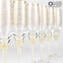Champagne Drinking Glass  Barocco Flutes - 6 Pieces Set