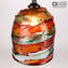 Sospensione Rosso - Sbruffi - Original Murano Glass