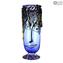 Face Vase Blue - Murano Glass Blown - tribute to Picasso 