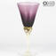 Long Drink Mix Colors Cup Set - 6 Blown Glasses