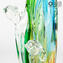 Family in Love - Vert et bleu - Verre de Murano original