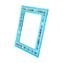 Porta foto - Azzurro e Murrine - Vetro di Murano originale OMG