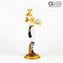 커플 Goldoni Venetian Figurines-White-Original Murano Glass OMG