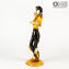 Flamenco Dencers Figurines - Amber - Original Murano Glass Omg