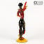 Estatuetas de Flamenco Dencers - Vermelho - Original Murano Glass Omg